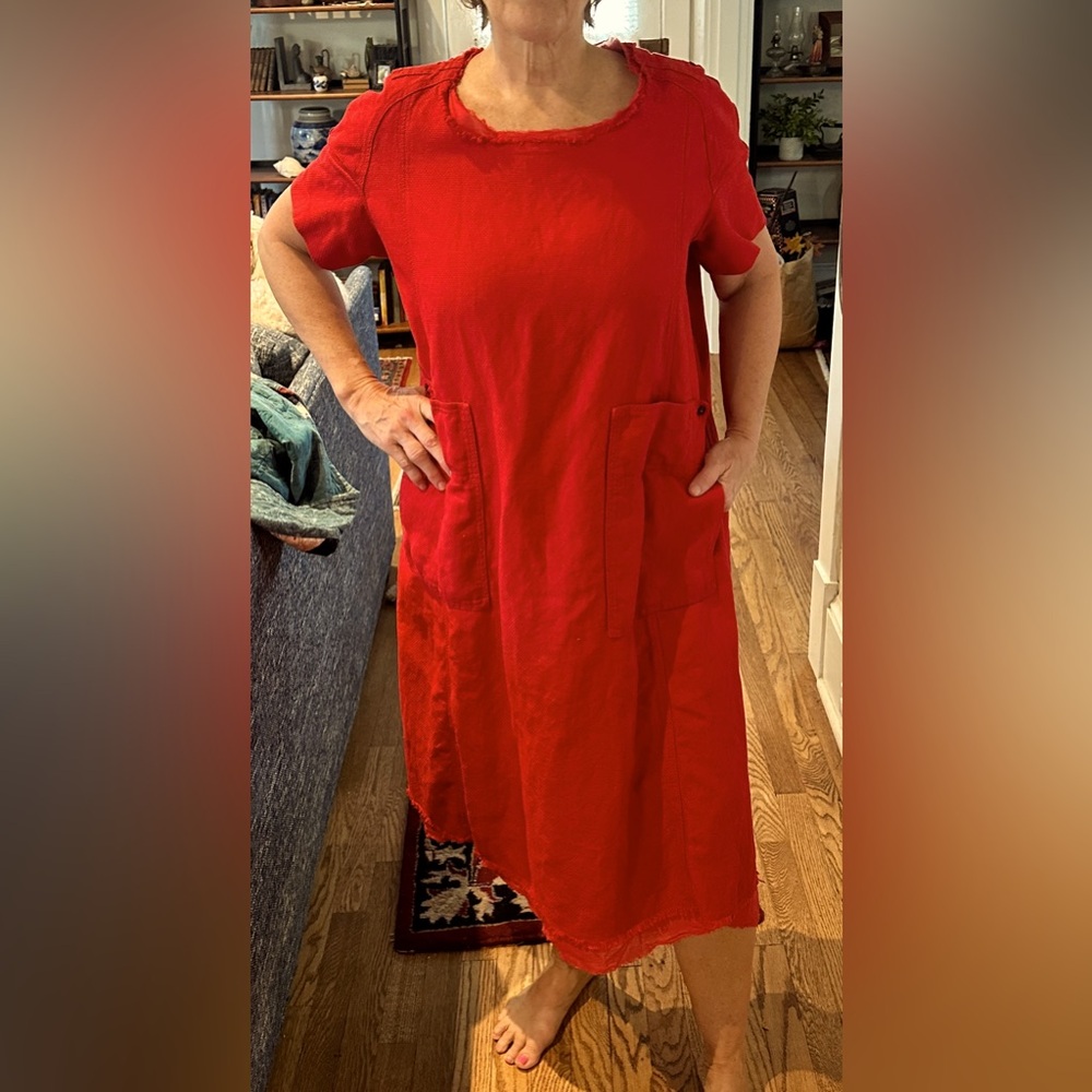 NWT Rundholz Dip red, designer, COOL dress